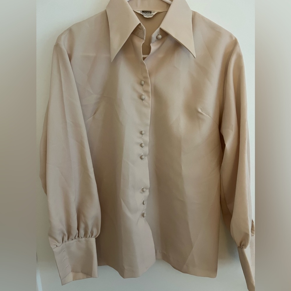 Vintage Ivory Montgomery Ward blouse